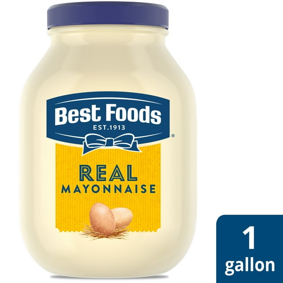 Best Foods Real Mayonnaise, Sandwich Spread and Condiment, Gluten Free, 1 Gallon, 128 oz