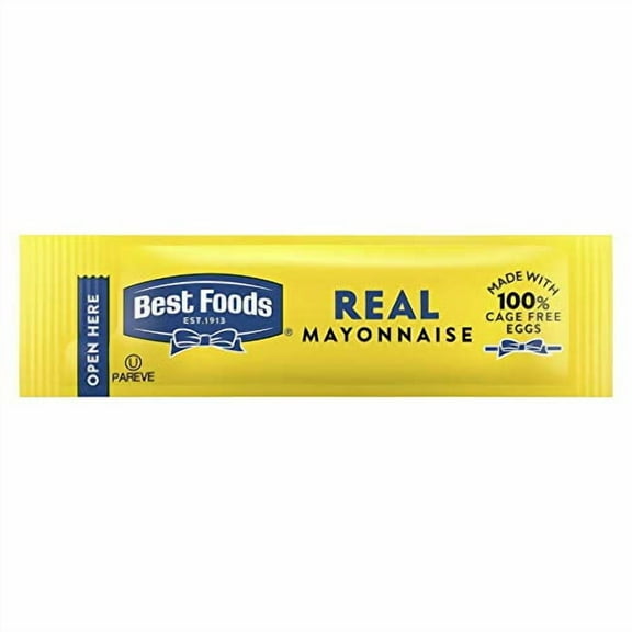 Best Foods Real Mayonnaise, Easy Open, Sandwich Spread and Condiment, Gluten Free, Stick Packets 0.38 oz, 210 count