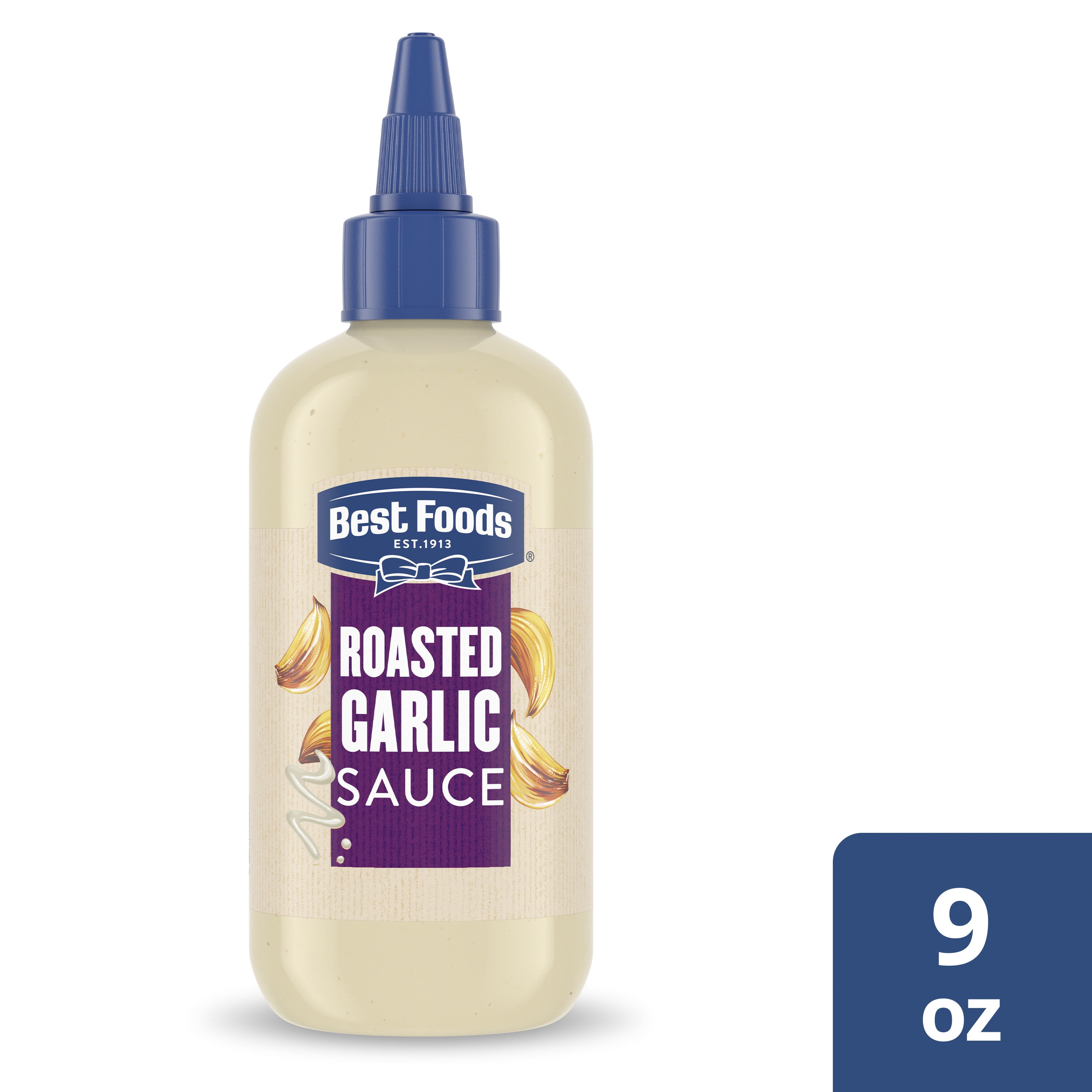 Best Foods Sauce Roasted Garlic Gluten Free, Dairy Free, No Artificial Flavors, No High-Fructose Corn Syrup 9 oz