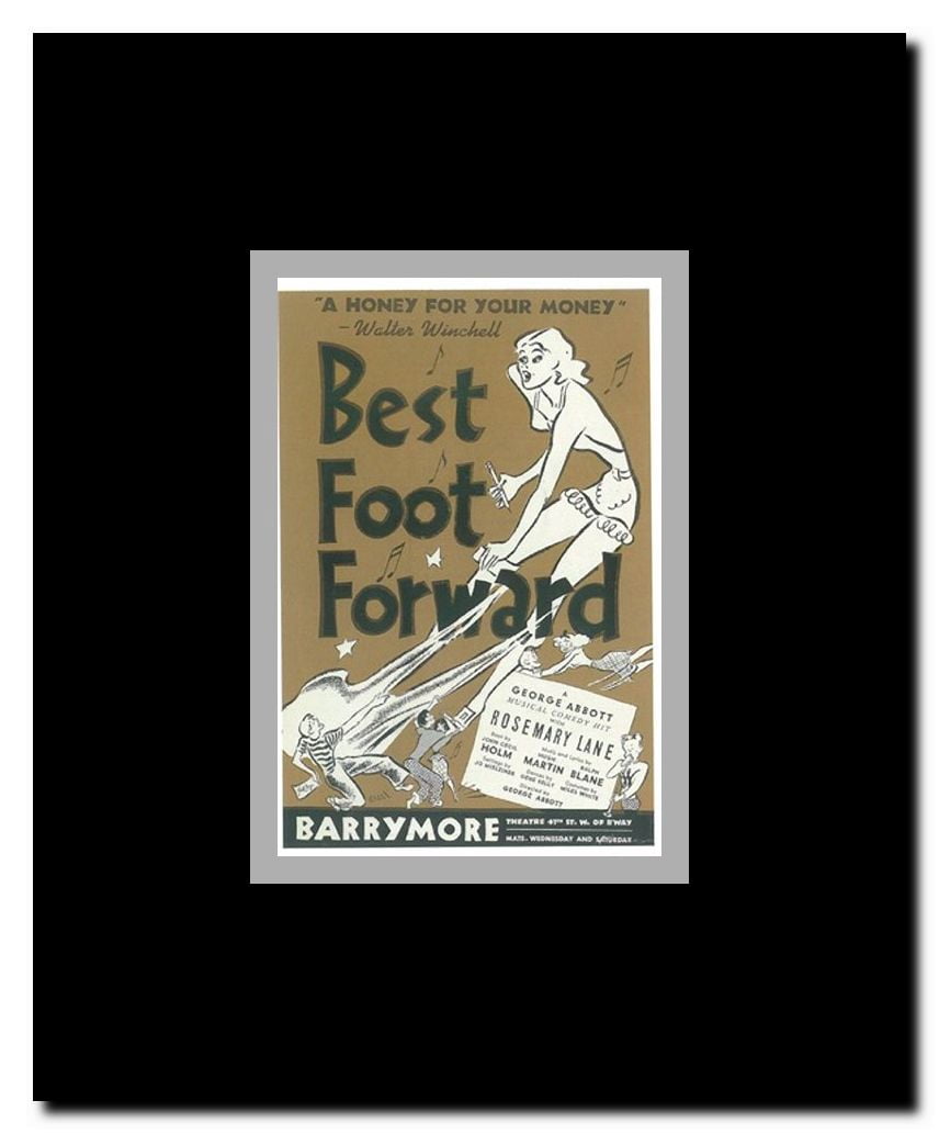 Best Foot Forward (Broadway) Framed Movie Poster