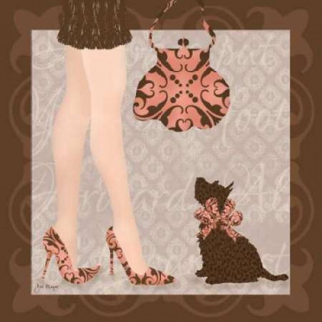 Best Foot Forward I Canvas Art - Jill Meyer (24 x 24)