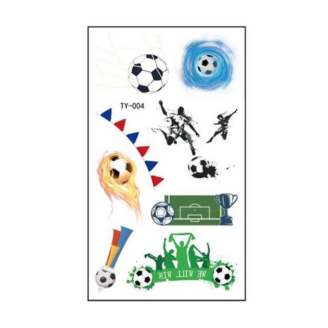 BestFootball Cup Sticker And Sweat Disposable Face And Arm Sticker