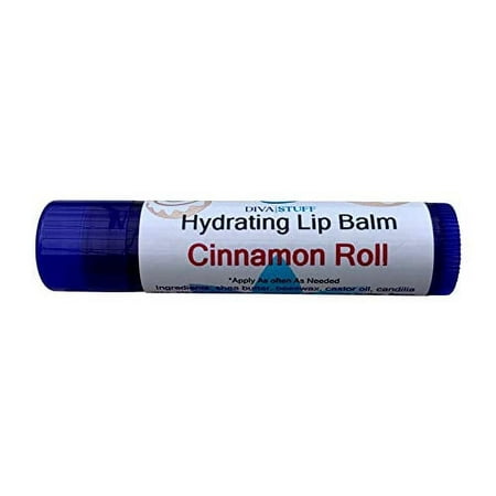 Best Formula Fun Flavored Lip Balm by Diva Stuff, Lots to Choose from and Super Soft Lips (Cinnamon Roll)