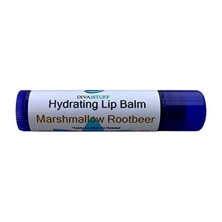 Best Formula Fun Flavored Lip Balm by Diva Stuff, Lots to Choose from and Super Soft Lips (Marshmallow Rootbeer)