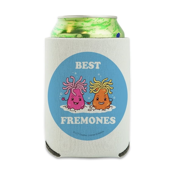 Best Fremones Frenemies Friend Enemy Funny Humor Can Cooler - Drink Sleeve Hugger Collapsible Insulator - Beverage Insulated Holder