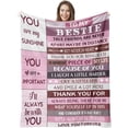 thumbnail image 1 of Best Friend Birthday Gifts, Gifts for Best Friend Woman, Friendship Gifts for Women, Bestie Gifts for Women, Funny Gifts for Female BFF, Soul Sister Gifts Ideas Blanket (60x50 Inches), 1 of 6