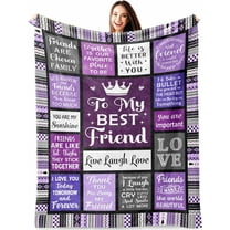 Best Friend Birthday Gifts for Women, Best Friend Blanket, Gifts for Best Friend Woman, Bestie Gifts for Women, Friendship Gifts for Women Friends, Christmas Throw Blankets Gifts for Friends