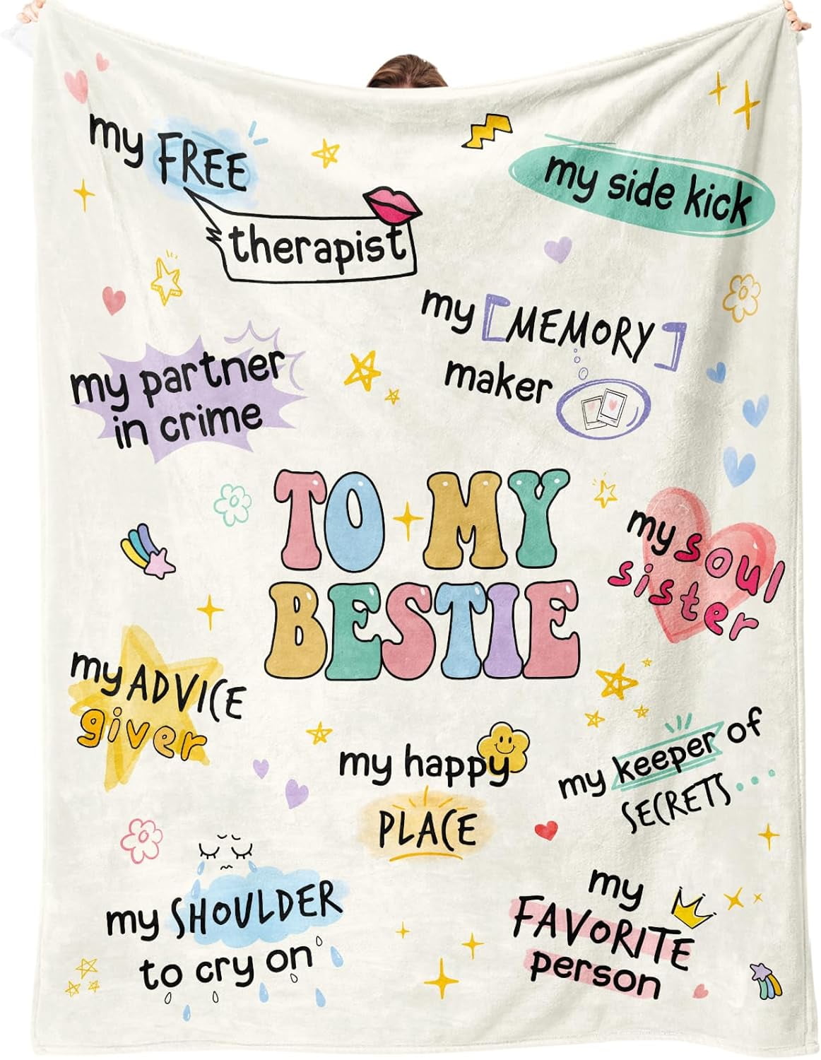 Best Friend Birthday Gifts for Women, Best Friends Blanket, Bestie Gift ...