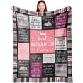 thumbnail image 1 of Best Friend Birthday Gifts for Women, Friendship Gifts for Best Friend Woman, Best Friend Christmas BFF Gifts, Best Friend Long Distance Gifts, Soul Sister Bestie Gifts Throw Blanket 60"X50", 1 of 5