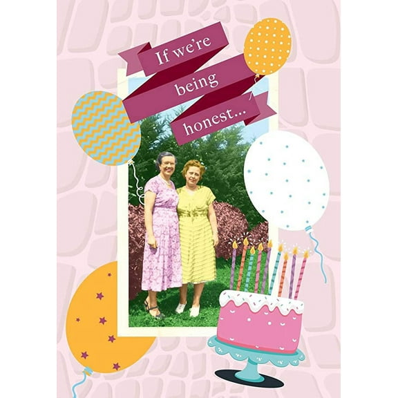 Best Friend Birthday Greeting Card (5" x 7") by Actual Pictures | 3 Pack + 3 Envelopes (Us in 10 Years)