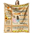 thumbnail image 1 of Best Friend Blanket, Friendship Gifts for Women Friends, Best Friend Birthday Gifts for Women, Bestie Gifts for Women, Bestfriend Gifts for Best Friend, BFF Gift for Woman, Throw Blanket 60 x 50 inch, 1 of 6