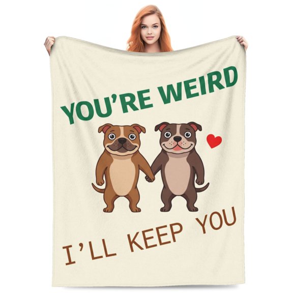 Best Friend Blanket, Friendship Throw for Women, Dog Blanket, Birthday Gift for Bestie Soul Sister 50x40