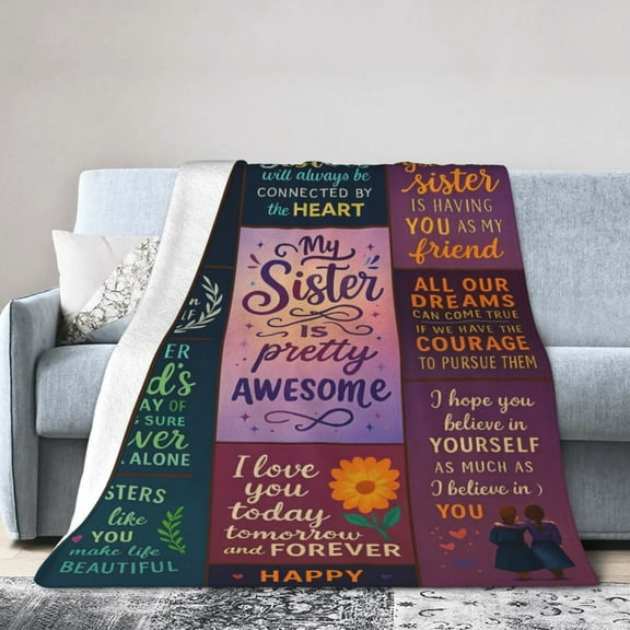 Best Friend Blanket Gifts on Christmas, Friendship Blanket Gifts for Women, Work Bestie, BFF, Soul Sister, for Women Friends on Mothers Day, Birthday, Xmas, to My Friend Throw Blanket 50x40