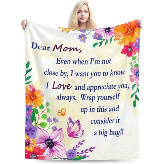 Best Friend Blanket to My Bestie to My Friend Throw Birthday Friendship Gift for Women, Teen Girls, Besties, Sisters 50x60in