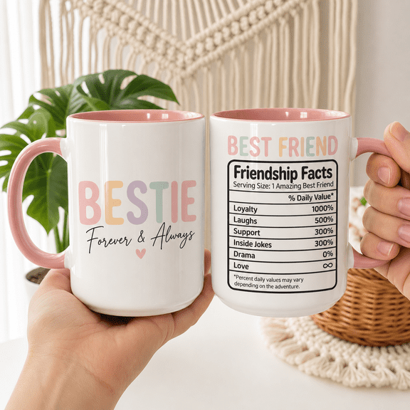 Best Friend Facts Coffee Mug Daily Drink Gift