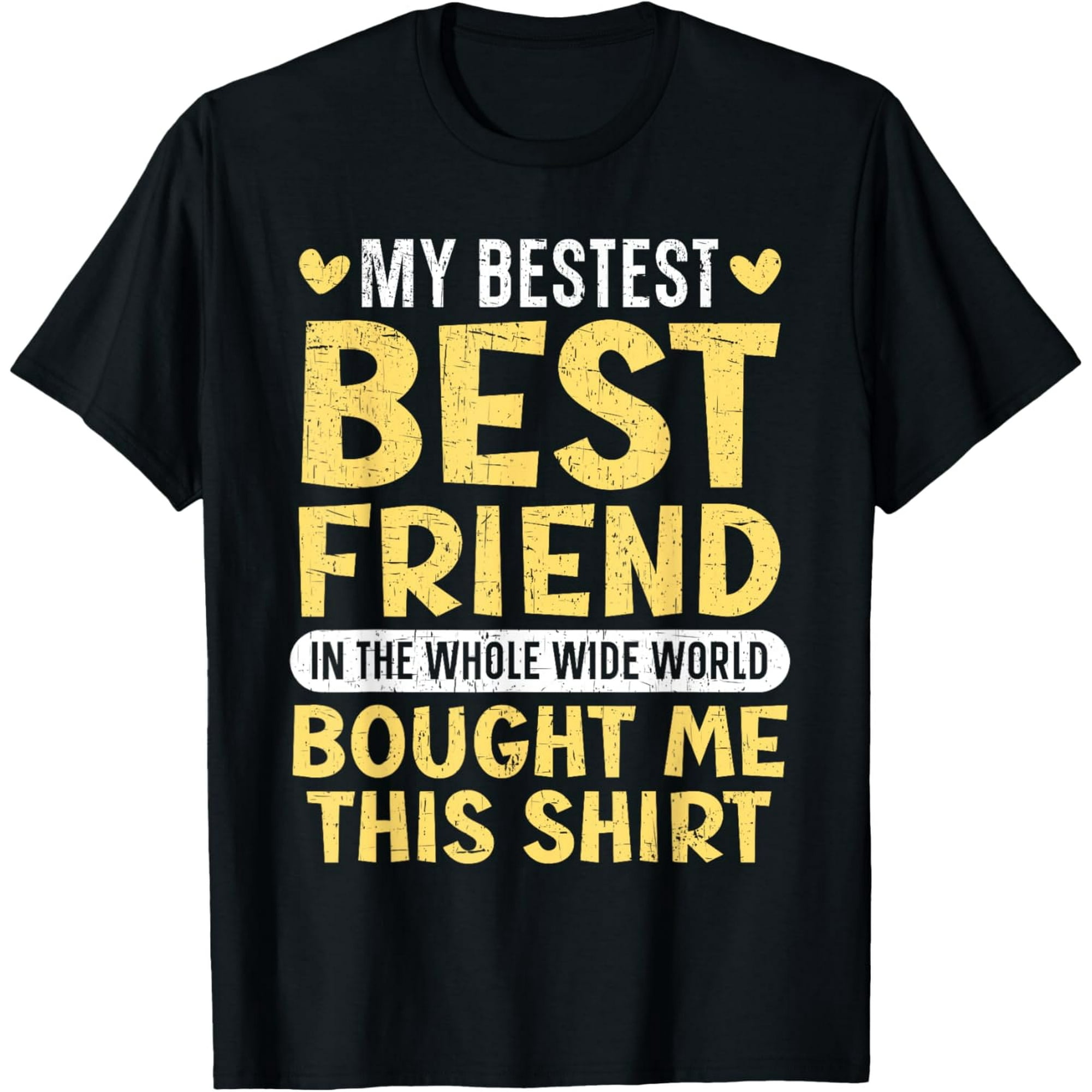 Best Friend Forever Friendship Bestie BFF Squad T-Shirt men and women ...