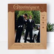 Best Friend Forever Personalized Wooden Frame 8" x 10" Brown Vertical