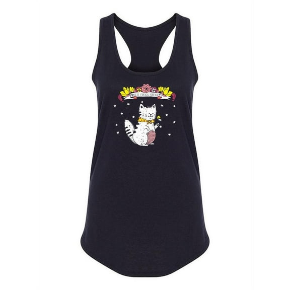 Best Friend Forever Quote. Tank Women -Image by Shutterstock, Female Large