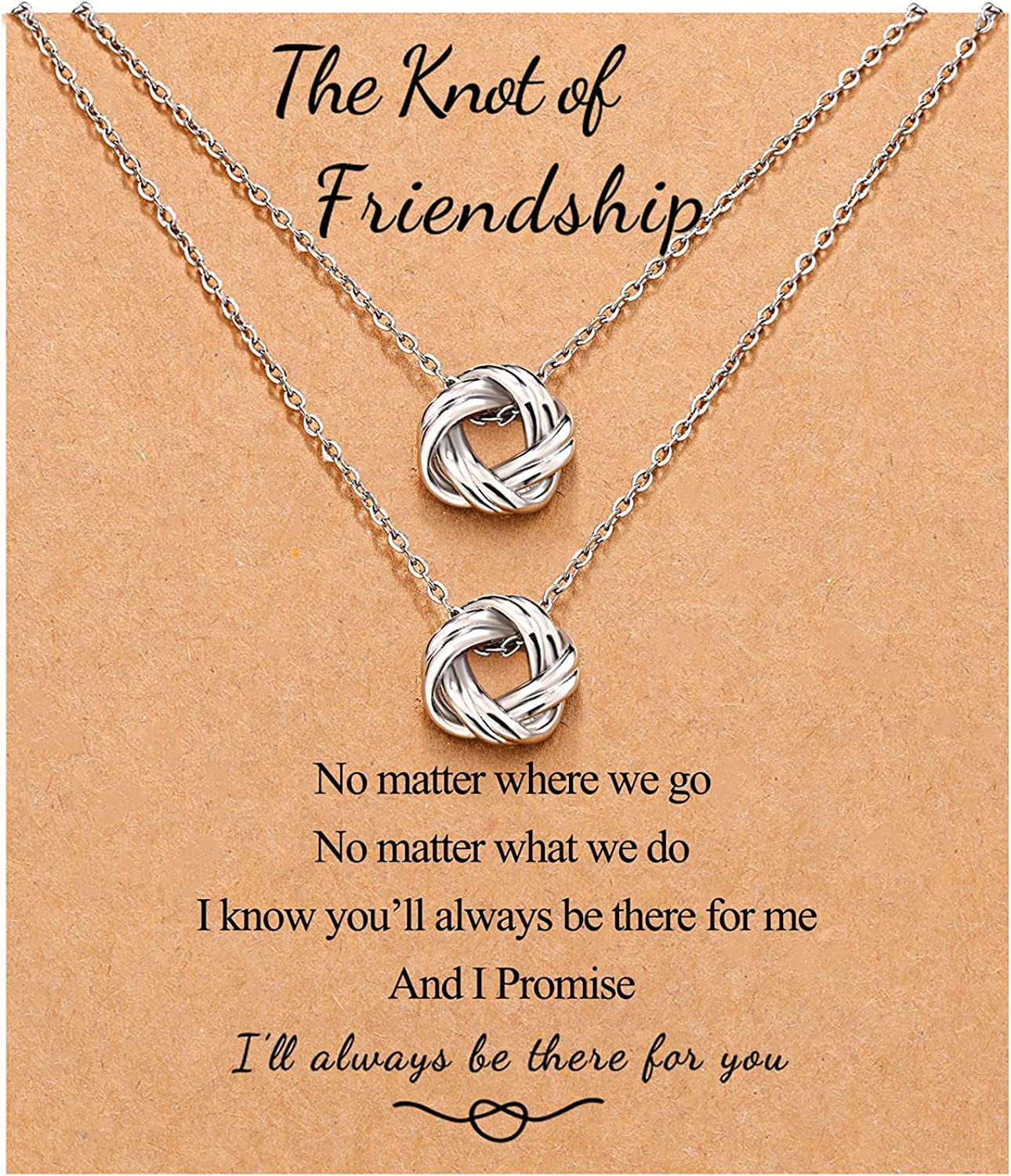 Matching Best friends Necklaces Birthday Gift