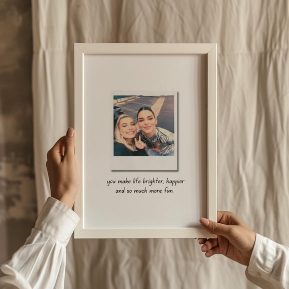 Best Friend Gift Birthday Christmas Gift PERSONALIZED PHOTO Print Unique Gift For Bestie B