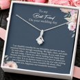 thumbnail image 1 of Best Friend Gift to Bride, Bride Gift From Maid of Honor, Best Friend Gift on Her Wedding Day, Best Friend to Bride Necklace Luxury Jewelry Necklaces styles On Birthday, Xmas, Anniversary, 1 of 7