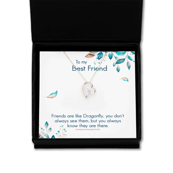 Best Friend Gift Necklace, Birthday Gift necklace For Best Friend, BFF Gift Necklace, Solitaire Crystal Necklace For Best Friend