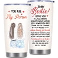 thumbnail image 1 of Best Friend Gift for Women - Unique Friendship Gift For Women Friends, Bestie, Soul Sister, BFF, Birthday Gift Christmas Gift Idea For Best Friend, 20 Oz Tumbler, 1 of 6