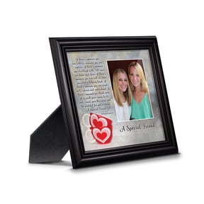 Best Friend Gifts, Birthday Gift for Best Friend, Friendship Gift for Women, Thank You Gifts for Friends, Thinking of You Gifts for Friends Going Away, A Special Friendship Picture Frame, 6309B