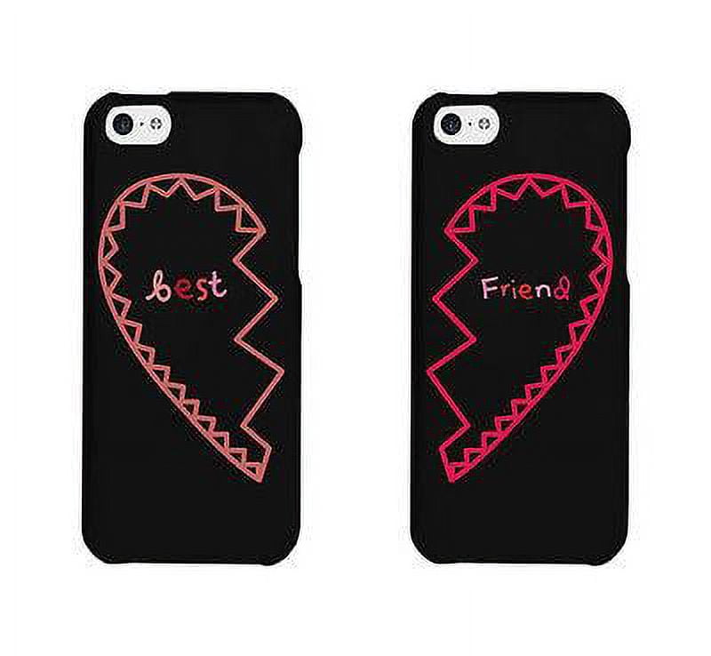 Best friend half heart discount