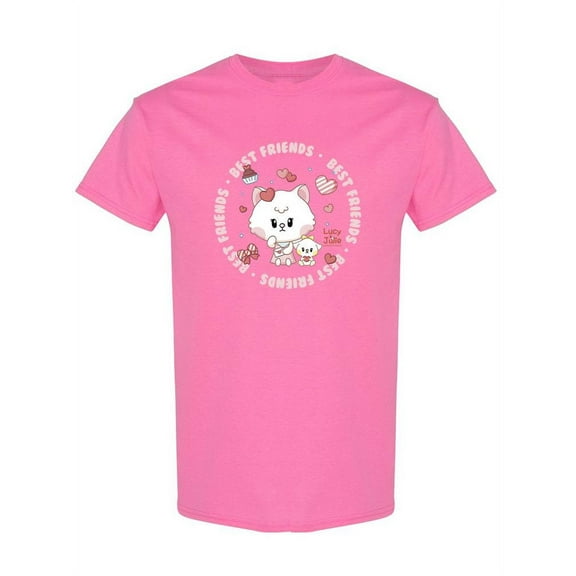 Best Friend - Lucy And Julie T-Shirt Women -Electural Designs, Female XX-Large
