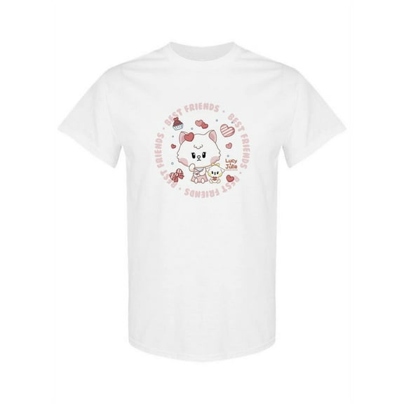 Best Friend - Lucy And Julie T-Shirt Women -Electural Designs, Female XX-Large