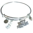 thumbnail image 1 of Best Friend Message Charm Expandable Wire Bangle Bracelet, COMES IN A GIFT BOX!, 1 of 5
