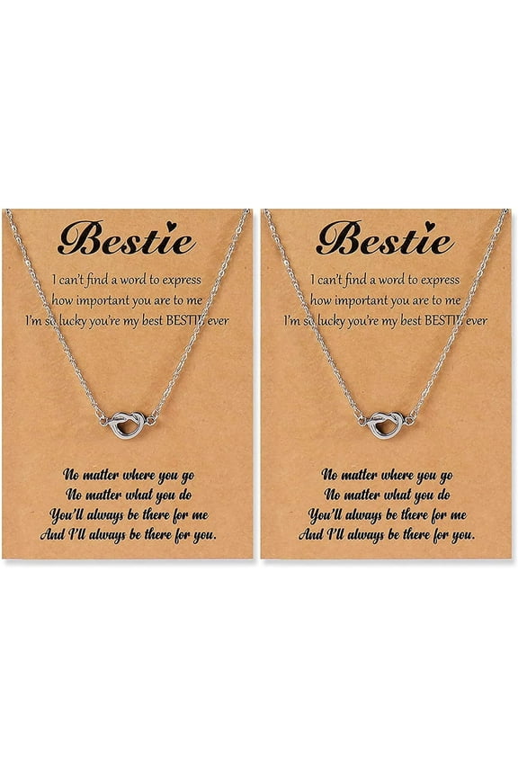 Best Friend Necklace Friendship Necklaces For 2/3/4/5 Friend Gifts For Women Bff Friends Sisters Bestie Necklace Sister Birthday Gifts[o368]
