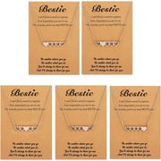 Best Friend Necklace Friendship Necklaces For 2/3/4/5 Friend Gifts For Women Bff Friends Sisters Bestie Necklace Sister Birthday Gifts[o369]