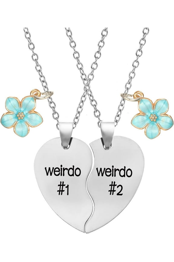 Best Friend Necklaces Bff Necklace For 2 Friendship Valentines Day Gifts Matching Heart Pendant Necklace Best Friends Forever[o6737]