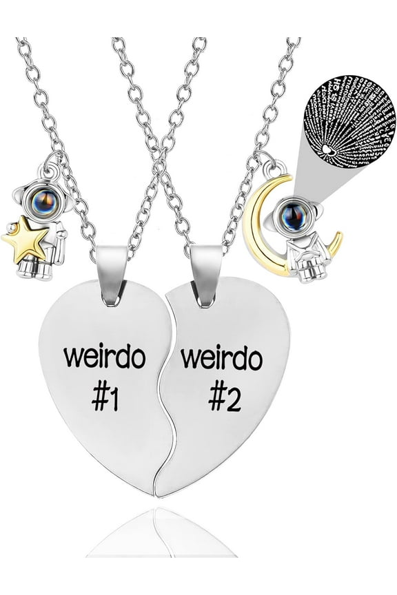 Best Friend Necklaces Bff Necklace For 2 Friendship Valentines Day Gifts Matching Heart Pendant Necklace Best Friends Forever[o6742]
