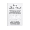 thumbnail image 1 of Best Friend Poem Print, Best Friend Quote Print, Birthday Gift for Best Friend, Bestie Poem Poster Decorative Painting Canvas Wall Art Living Room Posters Bedroom Painting, 1 of 8