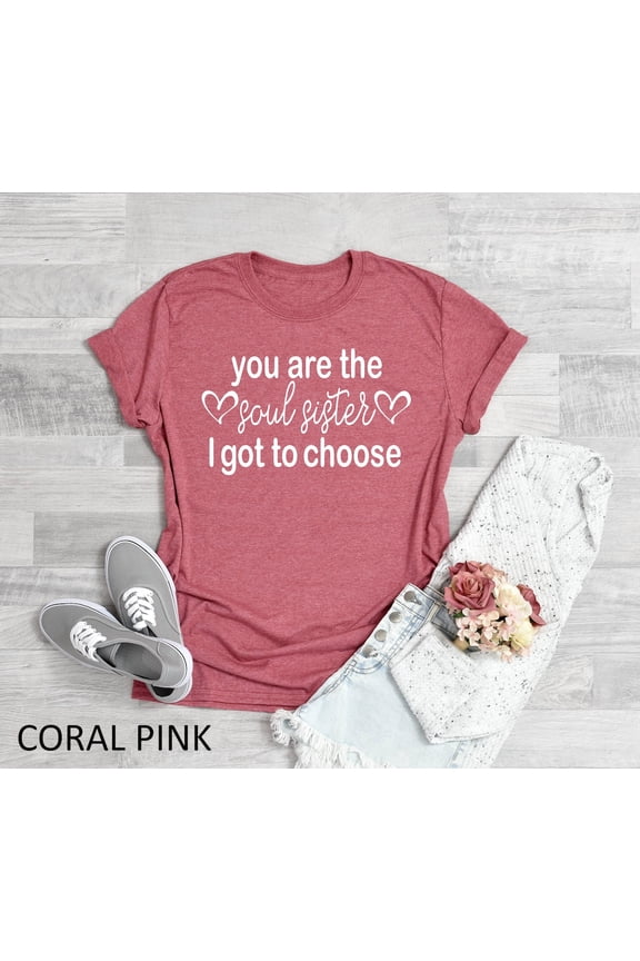 Best Friend Shirt, Soul Sister T Shirt, Bestie, Bestie Birthday Gift, Unbiological Sisters, Step Sister Gift, Matching Friend Tee SWEATSHIRT All Size S-5XL