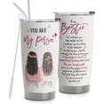 thumbnail image 1 of Best Friend Tumbler 20oz Gifts for Best Friends, Women, Birthday, Friendship You Are My Person, Durable and Stylish, 1 of 6