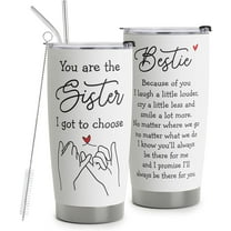 Best Friend Tumblers for Women - Gifts for Best Friends Women Birthday - Friendship Gifts for Women Friends, Friend Gifts, Bestie Gifts - Bestie Travel Tumbler Cup 20oz