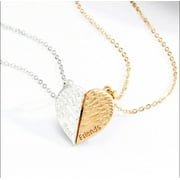 Best Friend necklace BFF Necklace, Trneding friendship necklace Heart friends necklace, Set of 2