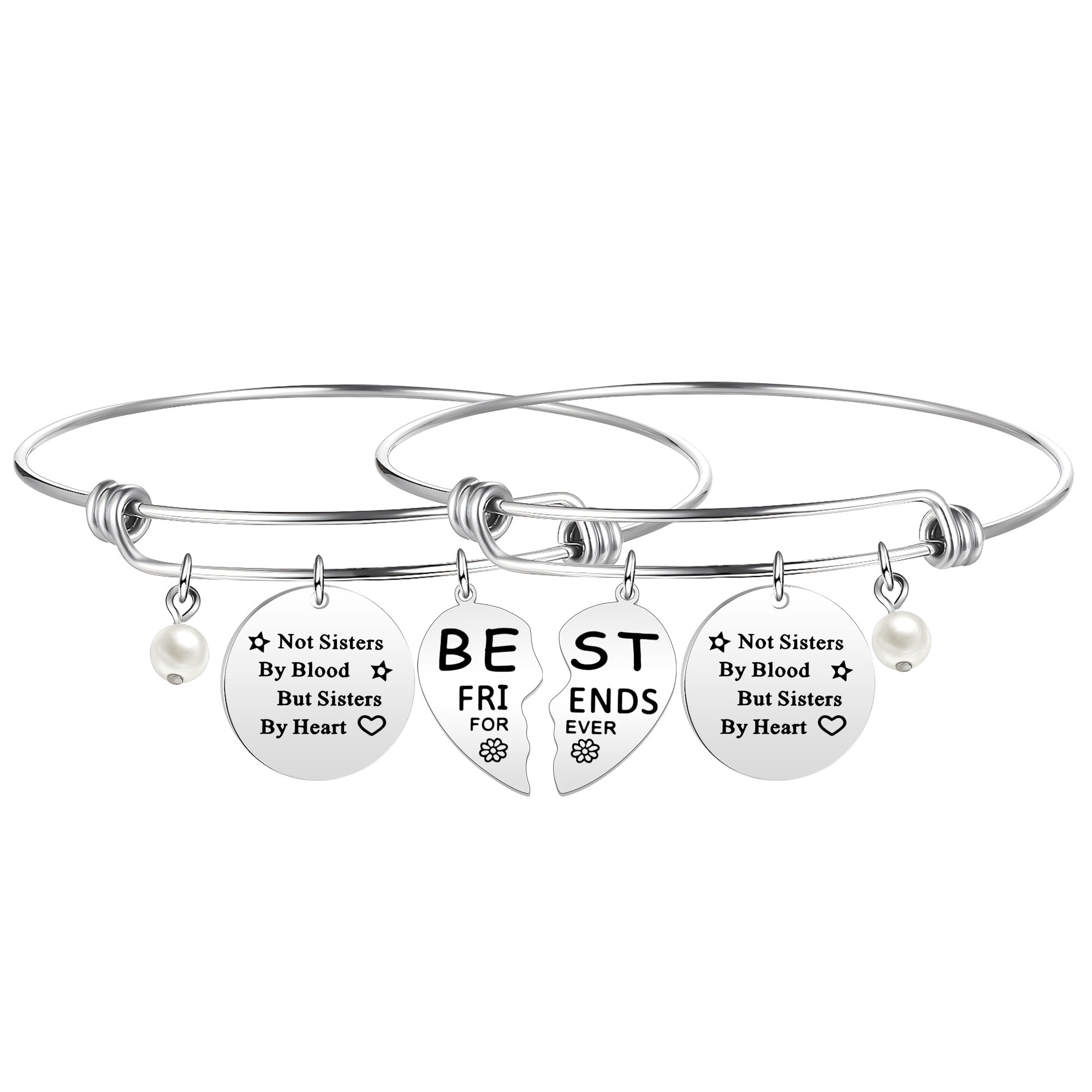 Best Friends Bracelet for 2, Friendship Gifts for Women Best