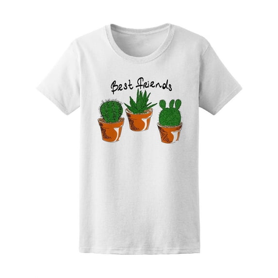 Best Friends Cute Cactus Tee Women's -Image by Shutterstock