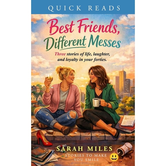 Best Friends, Different Messes: Three stories of life, laughter, and loyalty in your forties, (Paperback)