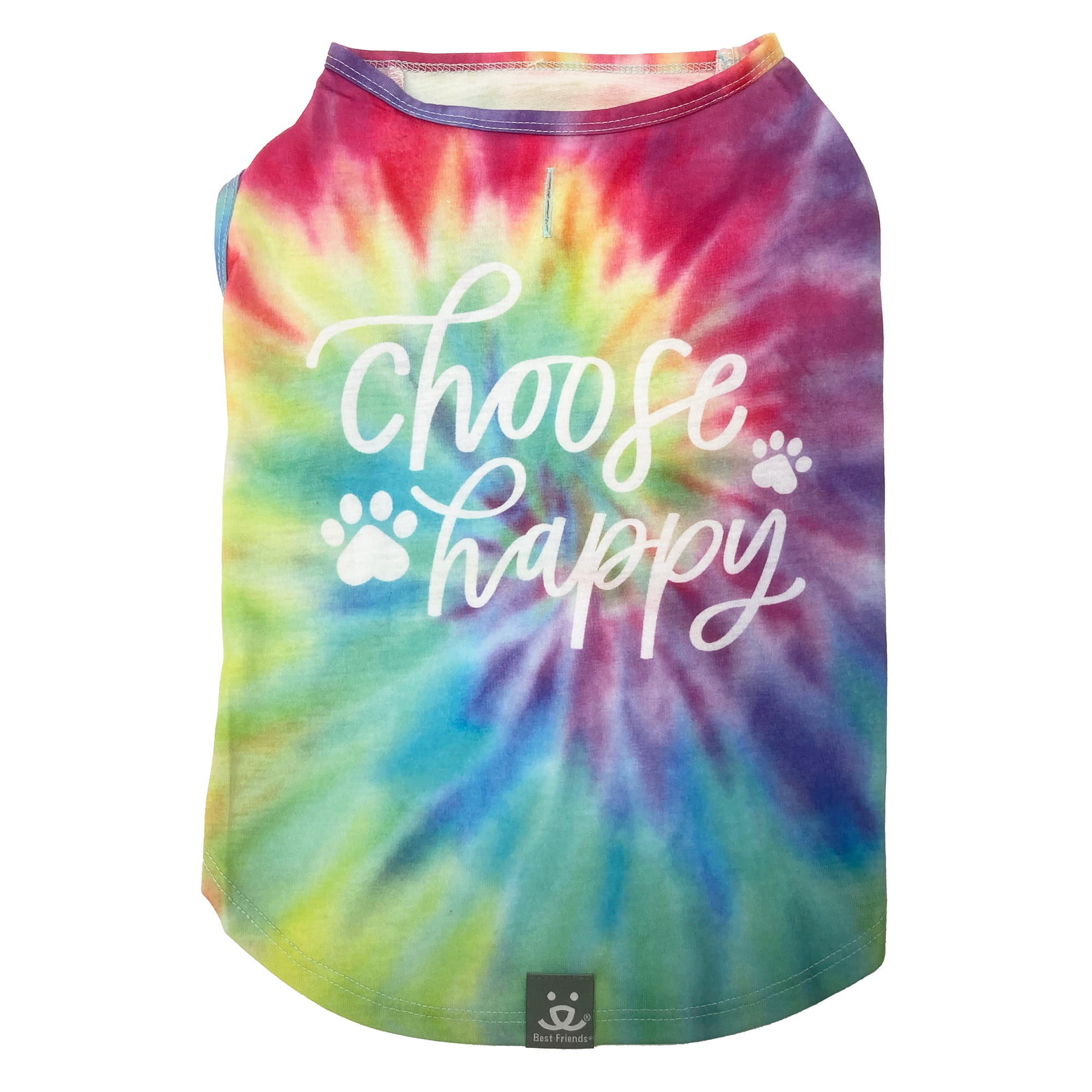 Best Friends Dog T-Shirt, Choose Happy, (M)