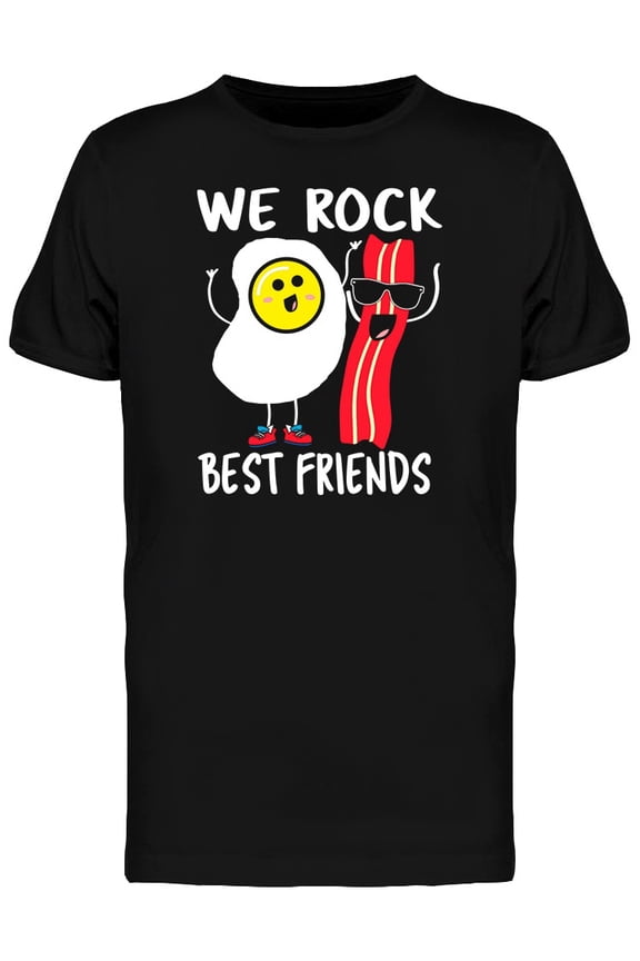 Best Friends Egg And Bacon Tee Men's - Men T-Shirt, Medium
