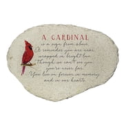 Cardinal Memorial Flat Garden Stone Keepsake