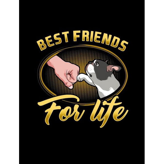 Best Friends For Life: Funny Quotes and Pun Themed College Ruled Composition Notebook, (Paperback)