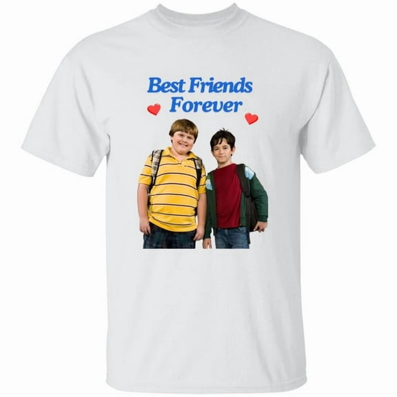 Best Friends Forever Greg And Rowley Shirt,White Color,Size L