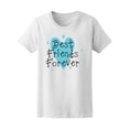 thumbnail image 1 of Best Friends Forever Hearts T-Shirt Women -Image by Shutterstock, Female Small, 1 of 2